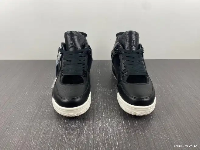 Rep Black Hair 4 Pony Jordan 819139-010 Retro 0509